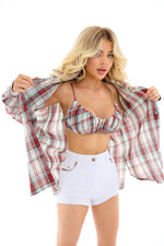 Short Amazonka Tiffany white