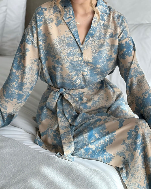 Long Silk Set with trousers
