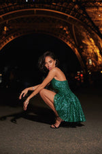 Corset Dress PARIS GREEN