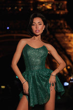 Corset Dress PARIS GREEN